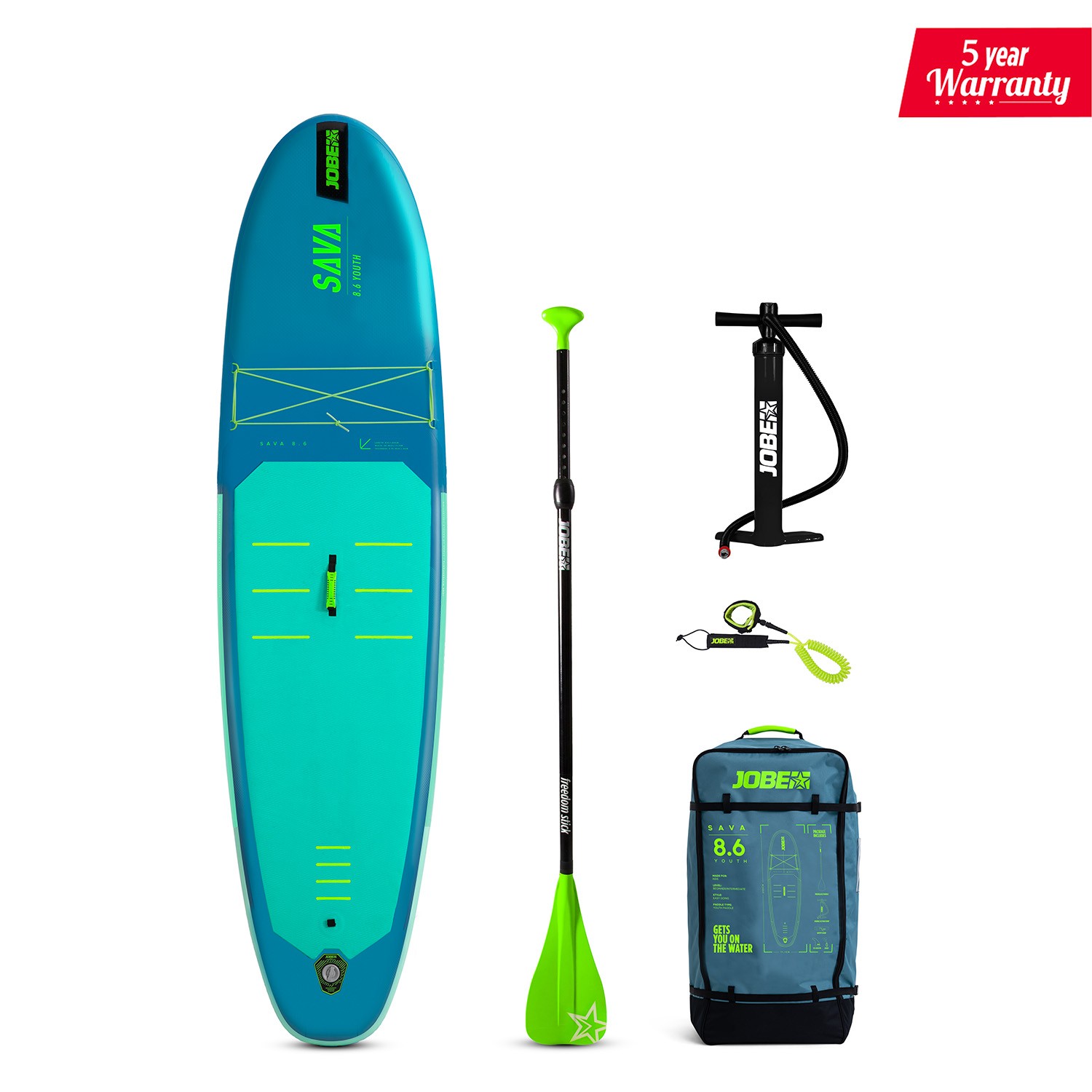 Jobe - Aero Sava SUP Board 8.6 Package 486425010db_Aero Sava SUP Board 8.6 Pac