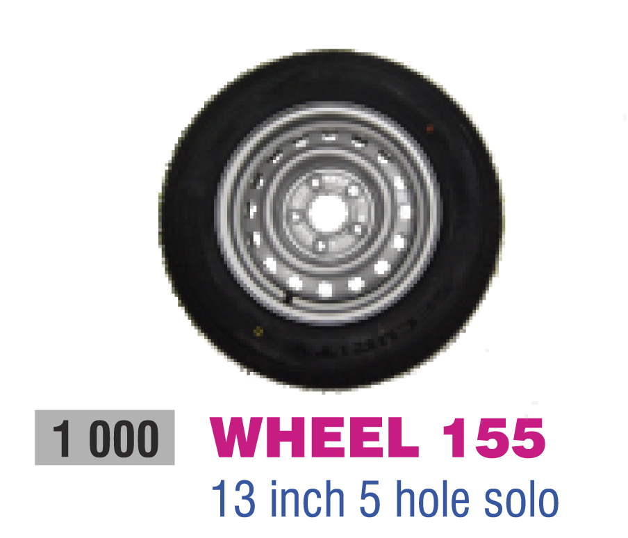 13 Zoll Rad 5 Loch