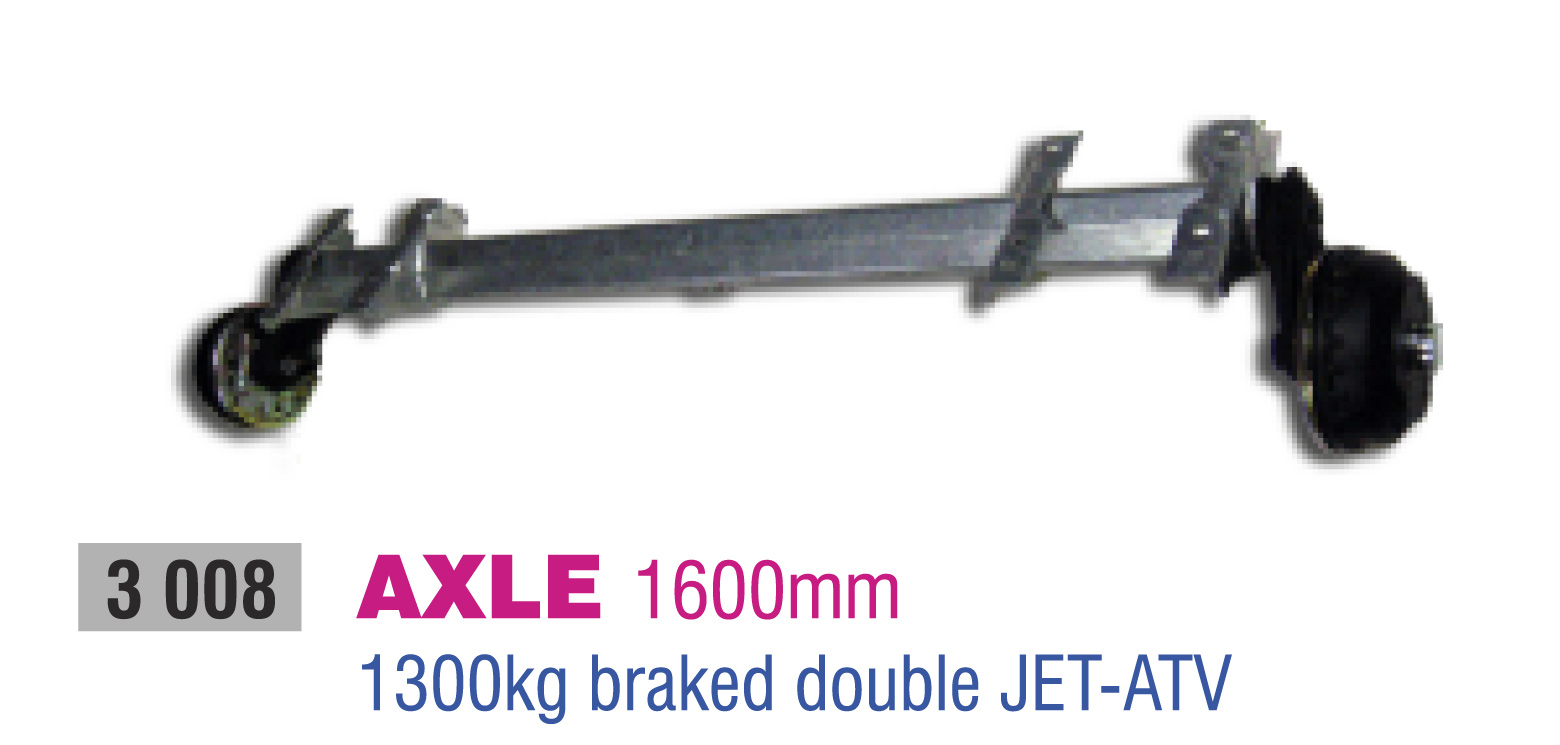 Jet Loader - 1300kg 1600mm gebremst Achs 3008jl_1300kg 1600mm gebremst Achse