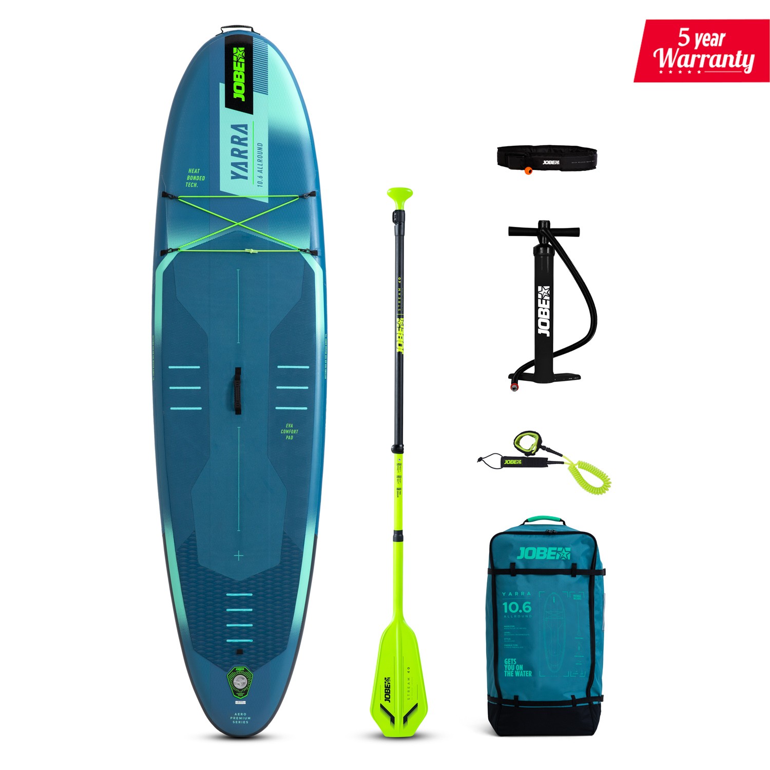 Jobe - Aero Yarra SUP Board 10.6 Package 486425009db_Aero Yarra SUP Board 10.6 Pa
