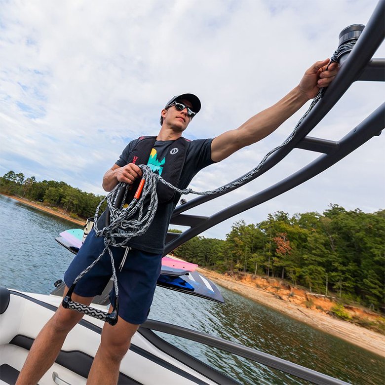 Yamaha - Yamaha Wakesurf Zugseil mit Han SBT-YSPRP-GR-19_Yamaha Wakesurf Zugseil