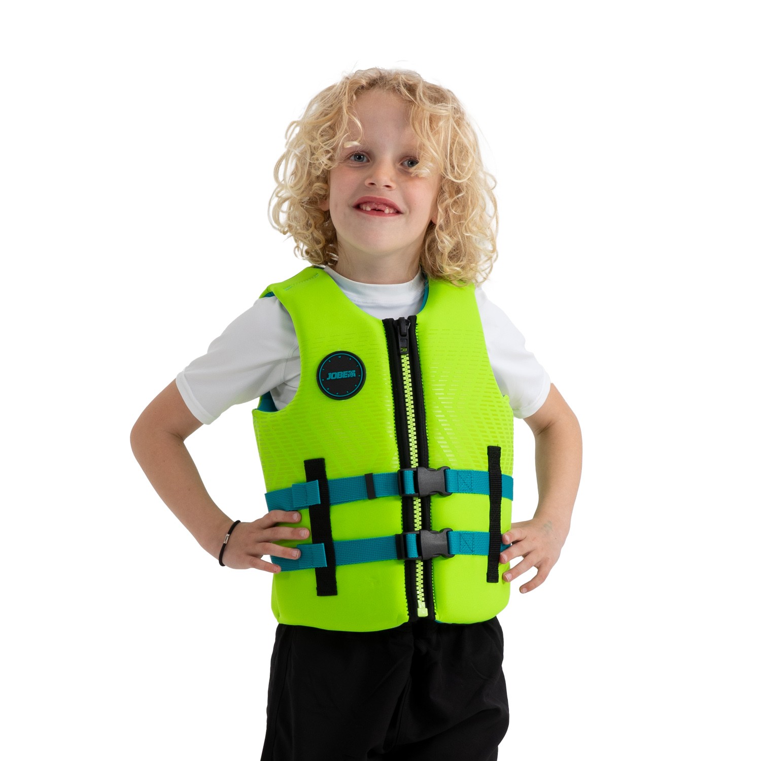 244925003db_Neoprene Vest Youth Lime Gre