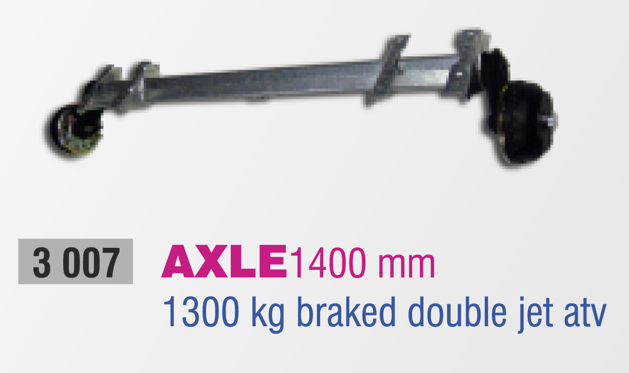 3007jl_1300kg 1400mm gebremst Achse