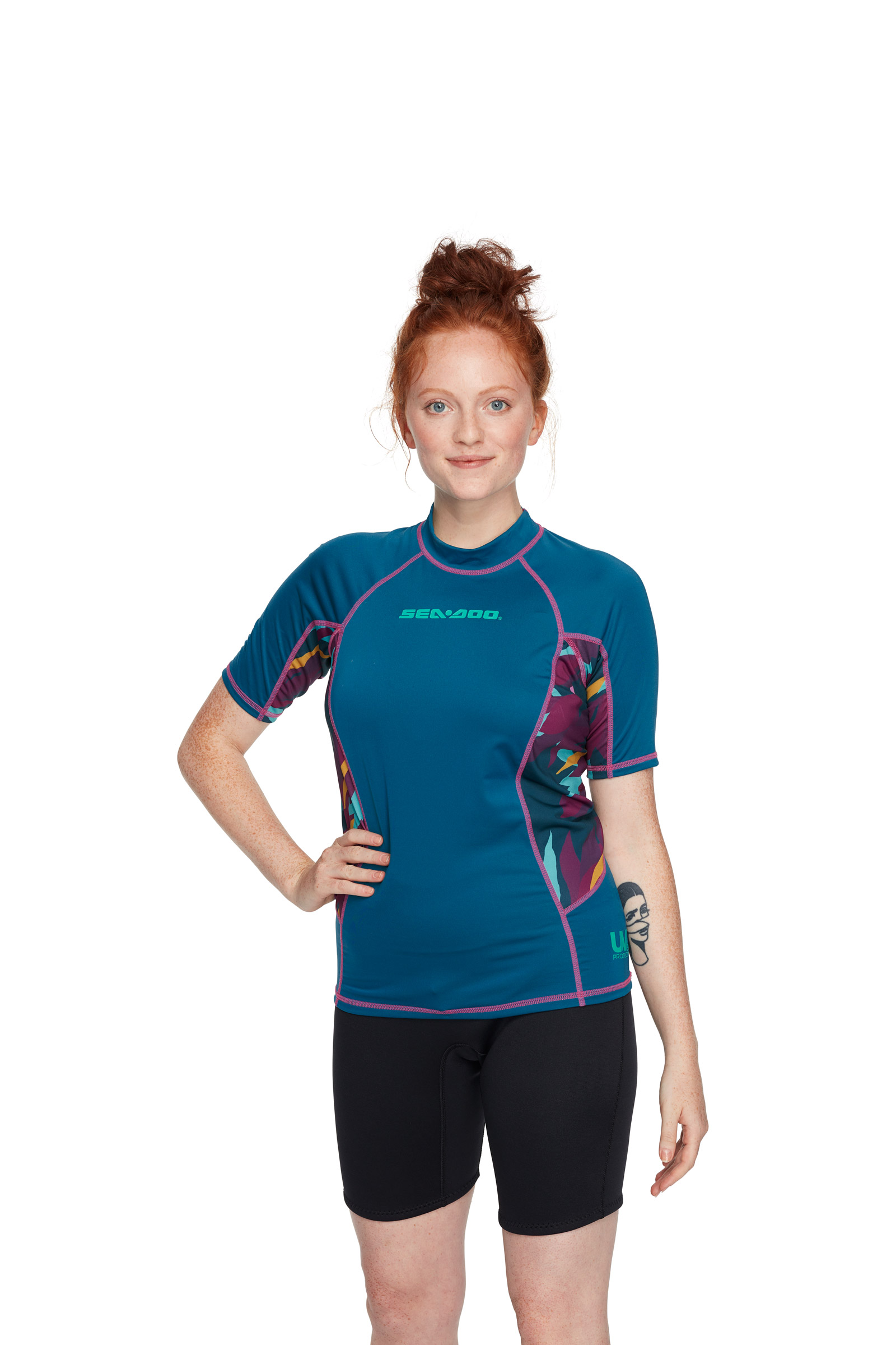 Sea-Doo - Rashguard Exotic mit kurzem Ar 454312--89_Rashguard Exotic mit kurzem A